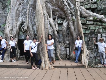 L'équipe Insolite à Angkor